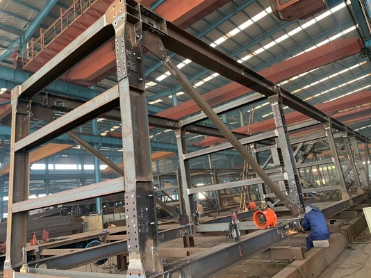 Dérapage lourd de cadre de structure métallique pour l'industrie pétrolière de plate-forme d'équipement