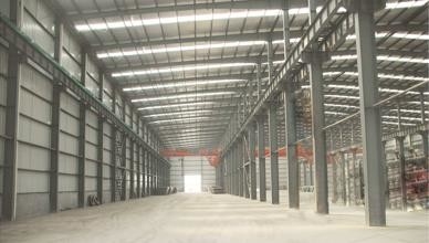 Bâtiment d'entrepôt de structure métallique de Q235 Q235B Q345