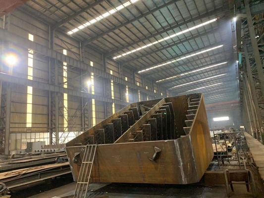 Tour lourde de fabrication de structure métallique d'OEM pour la structure de pont