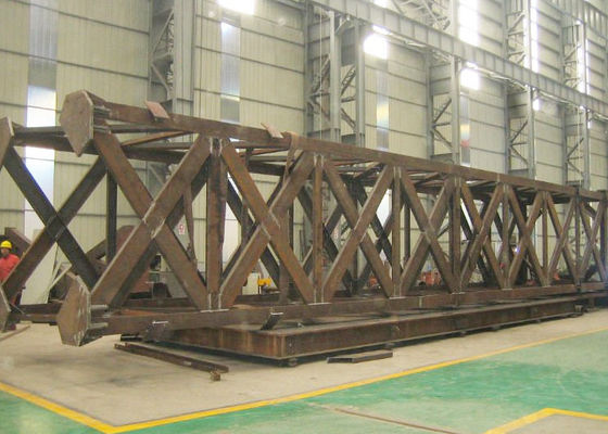 Dérapage de cadre de la structure métallique Q235 pour la plate-forme d'équipement sur l'industrie pétrolière
