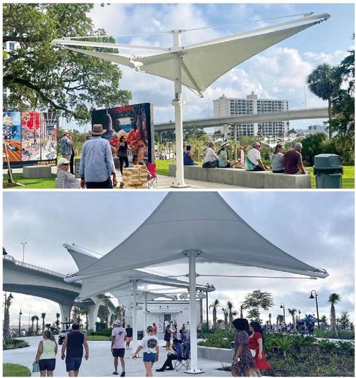 Dernière affaire concernant En utilisant la structure d'ombrage de qualité supérieure de l'architecture, nous avons installé environ 15 000 mètres carrés d'ombrage.suffisamment pour couvrir 850 places de stationnement dans le parking Premium et le parking Undercover à long terme.