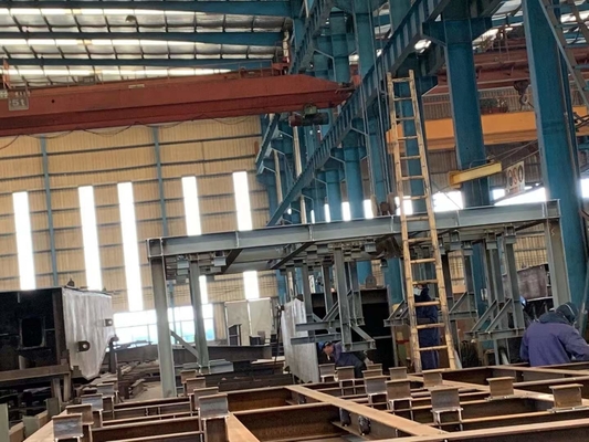 industrie chimique de construction de cadre d'acier de construction de dérapage de 6.5x4x2.5m