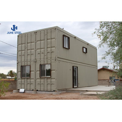 Hôtel Maison de conteneurs à paquet plat préfabriquée 20 pieds structure en acier pliable pliable