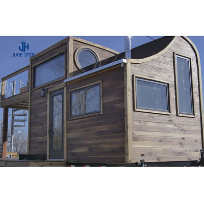 Hôtel Prefab Tiny Homes avec une maison de conteneurs et une chambre de design moderne