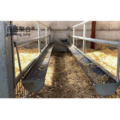 Construction agricole préfabriquée en acier lourd pour écurie de moutons et de chèvres
