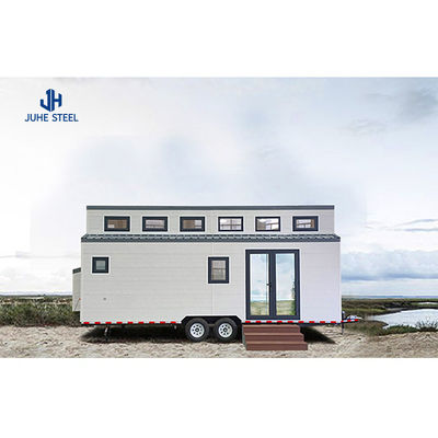 Hôtel Prefab Tiny Homes avec une maison de conteneurs et une chambre de design moderne