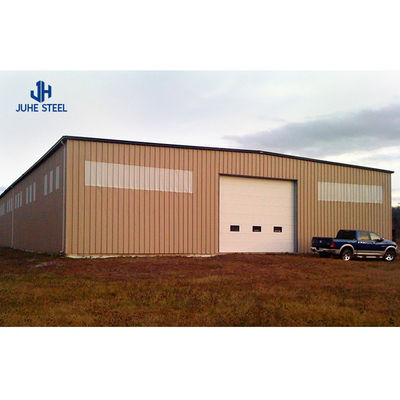 Salle d'atelier de construction industrielle préfabriquée en acier avec fenêtre en alliage d'aluminium