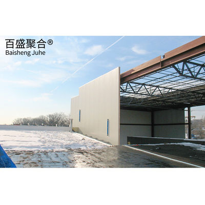 Unité de réfrigération à entrée pour les chambres froides industrielles avec structure en acier à connexion par boulons