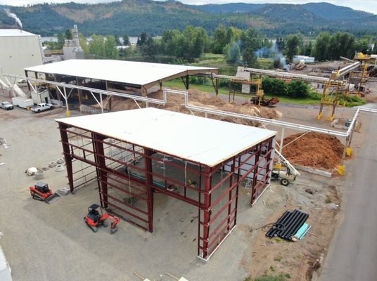 Construction en acier pour le stockage de chevaux, grange avec fenêtre en alliage d'aluminium