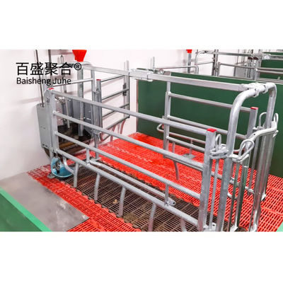 Fermes à porcs préfabriquées avec service de traitement de flexion et porte coulissante