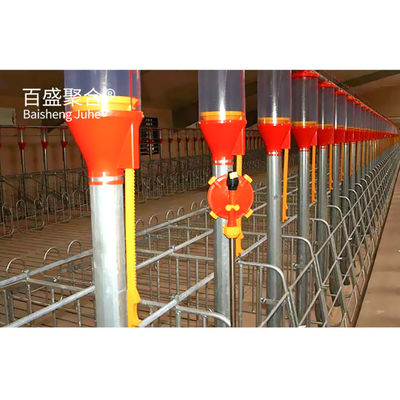 Fermes à porcs préfabriquées avec service de traitement de flexion et porte coulissante