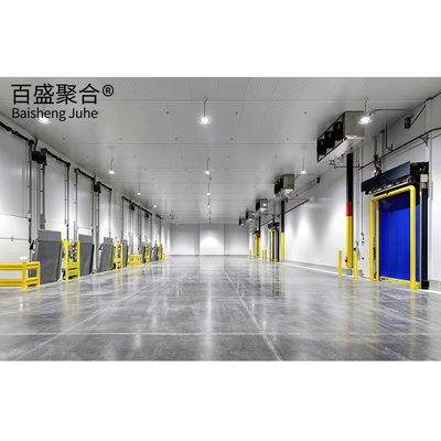 Entrepôt logistique, salle de stockage à froid avec structure de grille à longue portée et conception AutoCAD