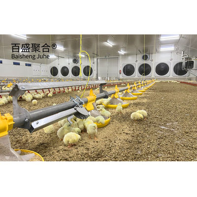 Structure en acier galvanisé à chaud, poulet, élevage de volailles, hangar pour la capacité de charge lourde