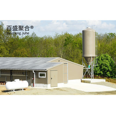 Galvanisée à chaud design moderne poulailler pour la volaille ferme maison structure en acier