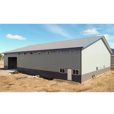 Atelier d'acier 1000 mètres carrés bâtiment d'entrepôt préfabriqué prêt à l'emploi