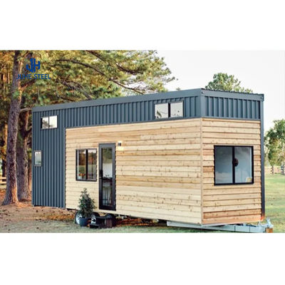 Maison de conteneurs préfabriqués avec poutre en acier solide en forme de H et porte à panneau sandwich