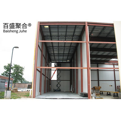 Structure en acier de stockage à froid préfabriquée/entrepôt/atelier en acier léger Q355 Q235
