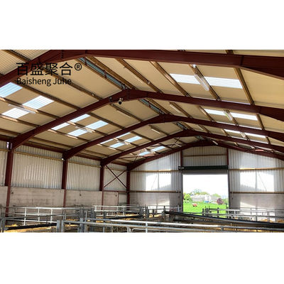 Maison modulaire préfabriquée pour le stockage des moutons, avec couleurs personnalisées et tolérance ± 1%