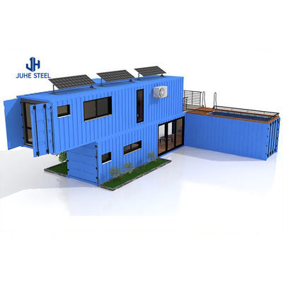 Maison de conteneurs élargie de 20 pieds dans des maisons mobiles pliantes préfabriquées de luxe