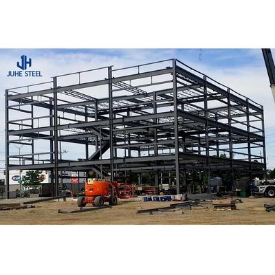 Structure en acier de fenêtre en alliage d'aluminium Hangar poulet entrepôt avec cadre en acier