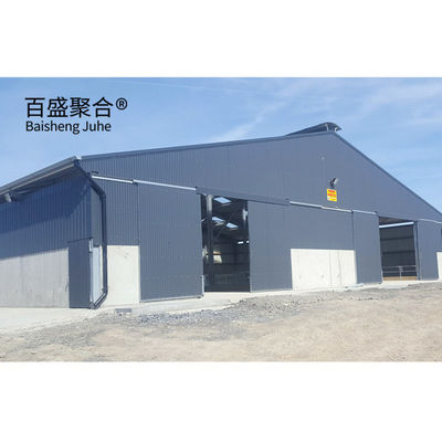 Structure préfabriquée en acier, écurie pour élevage de moutons, avec conception standard ASTM