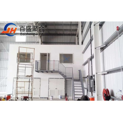 Réfrigérateur à structure en acier préfabriqué avec structure en grille à longue portée et qualité Q235B Q355B