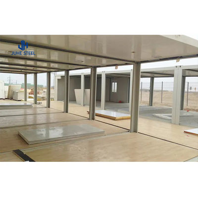 Maison de conteneurs préfabriquée maison avec la lumière et la forme de C.Z Steel Channel Purlin