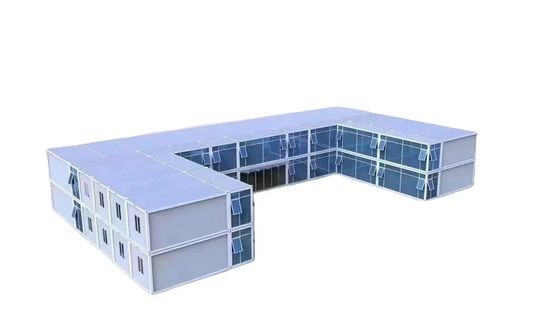 Porte d'acier personnalisée Mobile Living Container de livraison Bureau de luxe Maison à plat