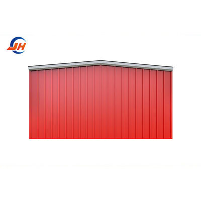 Toiture en tôle d'acier unique de capacité de trois voitures 24x36 Garage pour petit atelier de réparation automobile