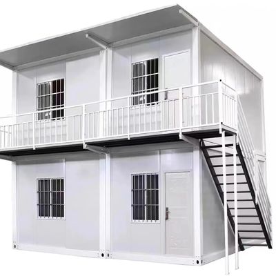 Maison de conteneurs de logement mobile Structure modulaire d'appartement en acier pour 3-4 chambres