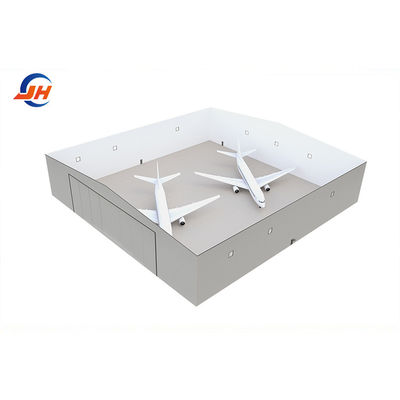 240x250 Taille Service de traitement de soudage Hangar pour l'avion privé Structure en acier Fabriqué