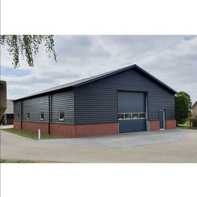 Répondre aux exigences du client Atelier préfabriqué Auto-entreposage Bâtiment en métal avec fenêtre en PVC