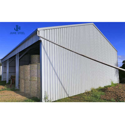 Solution de bâtiments légers de grande portée Atelier de structure de cadre en acier à faible teneur en carbone