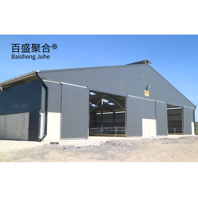 Étagère préfabriquée certifiée ISO9001 2008/CE/BV pour volaille ovine caprine et élevage laitier