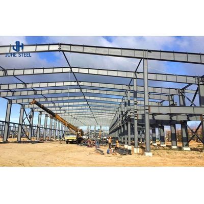 Conception rapide cadre de structure en acier léger entrepôt métallique préfabriqué à grande envergure