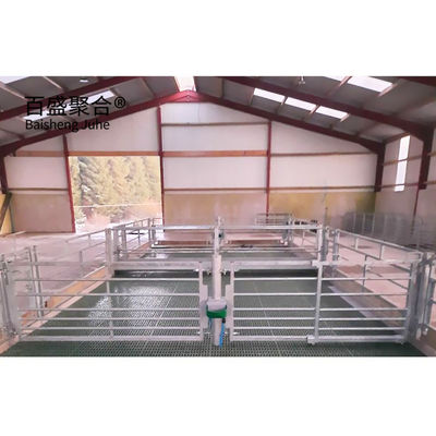 Structure en acier galvanisée à chaud Chambre de bétail avec couleurs personnalisées et norme ASTM