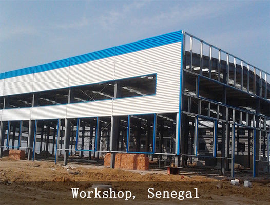Q235B Usine de fabrication préfabriquée de structures métalliques en acier atelier de vente entrepôt de stockage