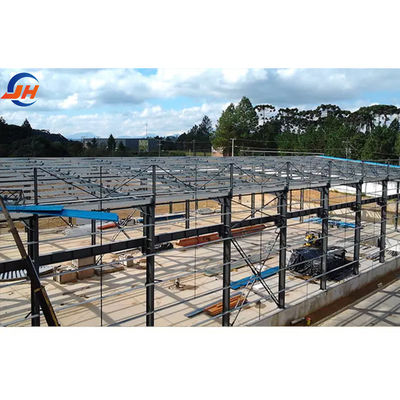 Q355B Structure de cadre métallique pour les besoins de traitement des ateliers de structure d'acier à grand espace