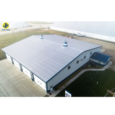 Q355B Structure de cadre métallique pour les besoins de traitement des ateliers de structure d'acier à grand espace