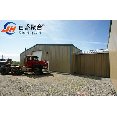 Atelier de construction préfabriqué sur mesure avec cadre de structure en acier léger et conception sur mesure