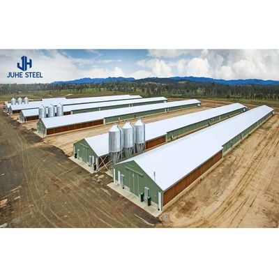 Optimiser l'élevage avec la conception de hangars de chèvres en acier et des équipements certifiés ISO9001 2008/CE/BV