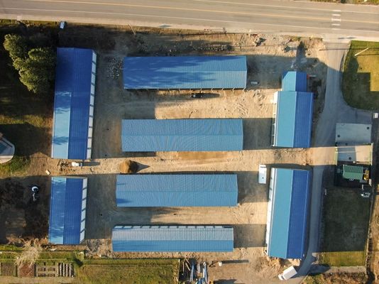 Maison préfabriquée personnalisée entrepôt de structure en acier avec C.Z.