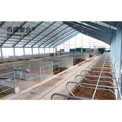 PKPM dessin conception structure en acier préfabriqué vache chèvre ferme laitière