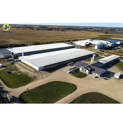 Bâtiment d'entrepôt modulaire préfabriqué sur mesure avec atelier d'acier de qualité Q235/Q345B