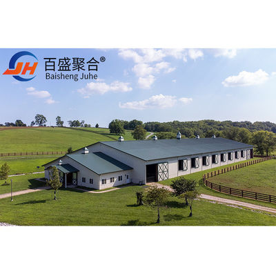 Atelier de construction de structures en acier préfabriquées avec une tolérance de ± 1% et atelier