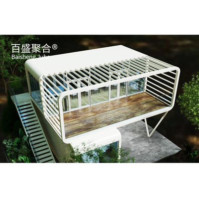 Chambres modulaires préfabriquées de 20 pieds 40 pieds Villa Container Chambres pour bureau ou maison portable Pod