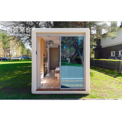 Maison capsule spatiale portable en acier moderne sur mesure avec cuisine maison de conteneur préfabriquée 40ft