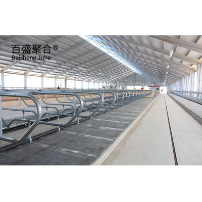 Structure d'acier Croupier Ferme laitière Ferme porcine/ovine/caprine Maison Croupier avec fenêtre en alliage d'aluminium