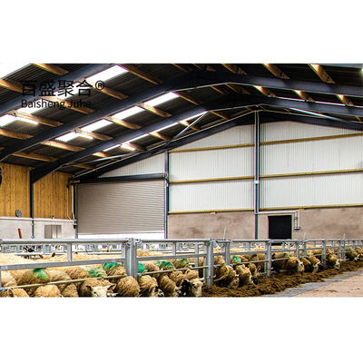 Structure préfabriquée en acier de l'élevage de chèvres