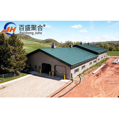 Fabrication de structures en acier Construction personnalisable pour atelier de transformation alimentaire